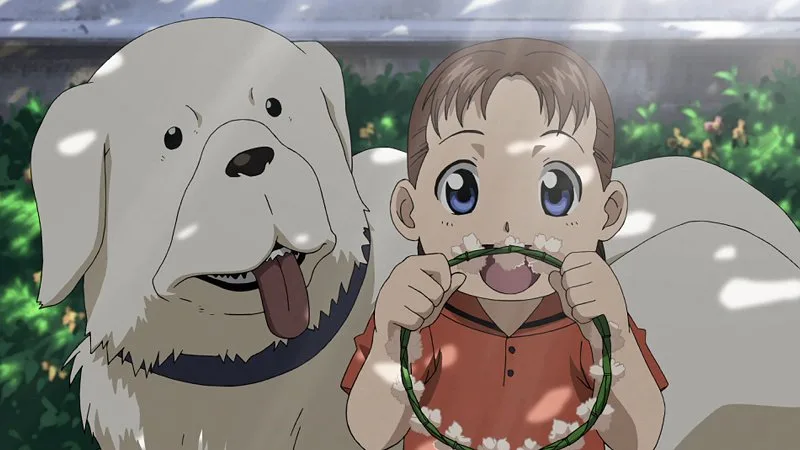 Fullmetal Alchemist: Brotherhood — 빨간 외투를 입은 Edward Elric과 Alphonse