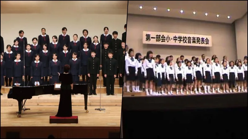 Orquestras e Corais nas escolas japonesas