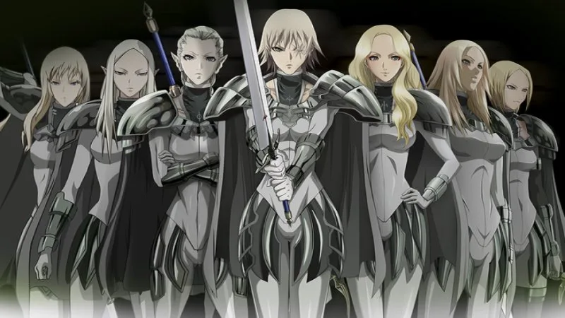 Claymore em recomendação de anime de ação sombria