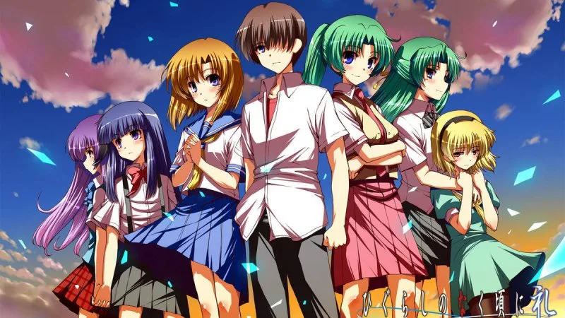 รายการอนิเมะสยองขวัญ 100 เรื่องที่ดีที่สุด รายการอนิเมะสยองขวัญที่ดีที่สุด - Higurashi no naku koro ni