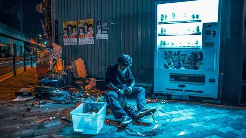 Os Invisíveis moradores de rua no Japão Os Invisíveis moradores de rua no Japão