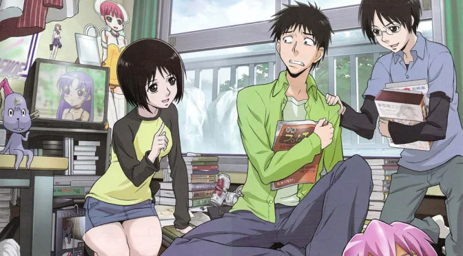 Curso de japonês da NHK Anime Welcome to the NHK usado para ilustrar o curso gratuito da NHK