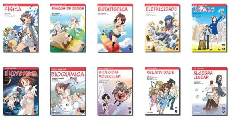 Mangás educativos que ensinam matérias