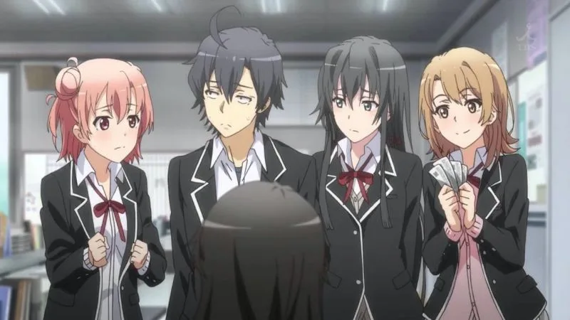 50+ Best Love Triangle Animes Yahari Ore no Seishun... Oregairu