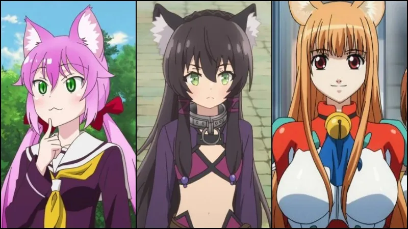Nekomimi - Personagens com orelhas de gatos Nekomimi - Personagens com orelhas de gatos