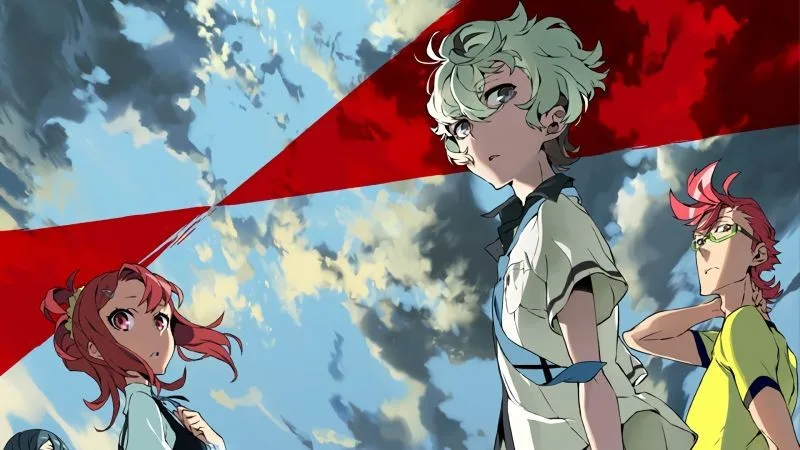 Animes com Protagonistas de Cabelo Branco Kiznaiver - Animes com protagonistas de cabelo branco