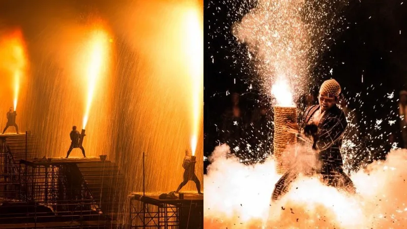 Guia Hanabi Taikai - Os fogos de artifício no Japão Tezutsu Hanabi - Fogos Tradicionais de Bambu