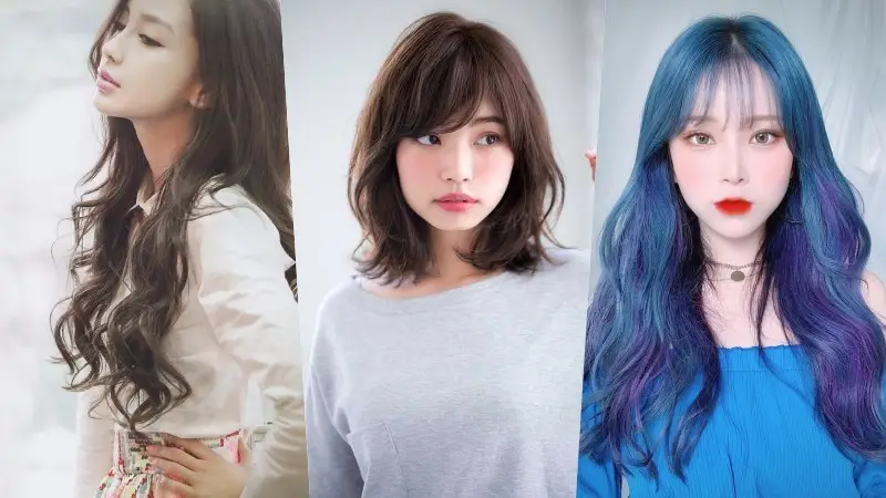 Cortes de cabelo chineses Mulheres chinesas com cabelos longos e lisos