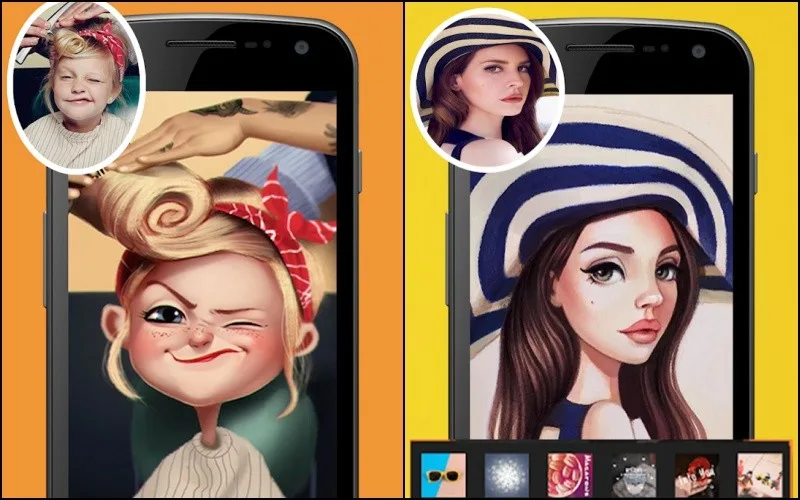 Desenhando: Foto mit kräftigem Cartoon-Effekt und groben Konturen