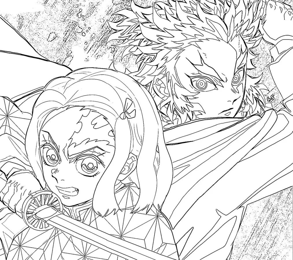 Kimetsu no Yaiba / Demon Slayer Dibujos para colorear, descargar e imprimir
