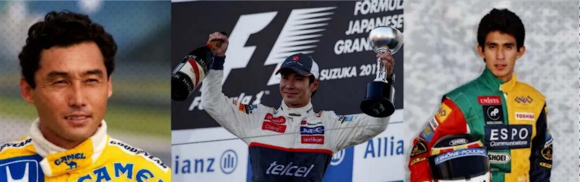 Satoru Nakajima, Kamui Kobayashi e Aguri Suzuki tra i piloti giapponesi più noti in Formula 1
