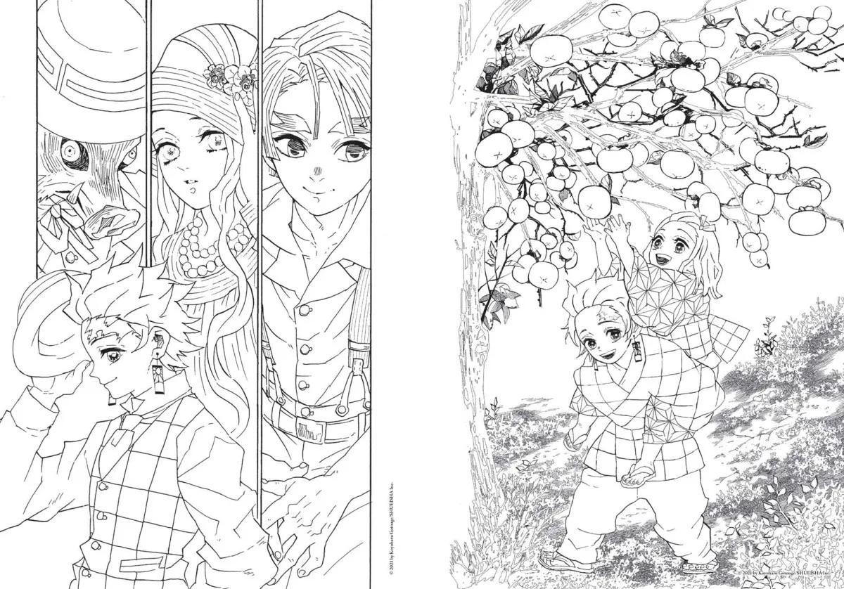 Dessin tutoriel de Demon Slayer étape par étape