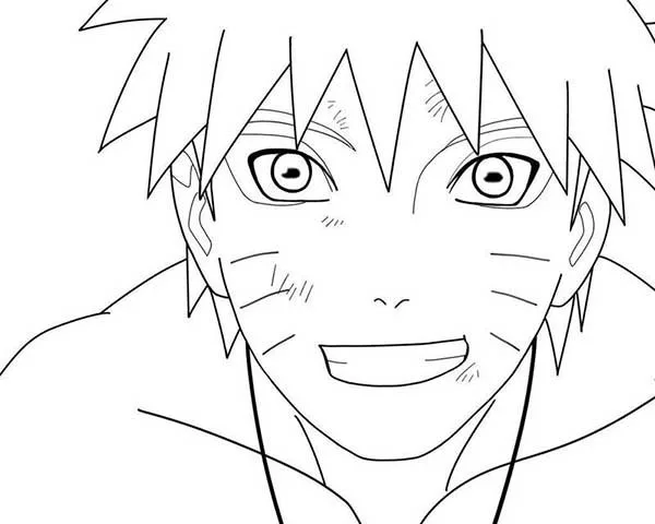 Portrait de Naruto Uzumaki avec son bandeau ninja et ses cheveux blonds en pointes