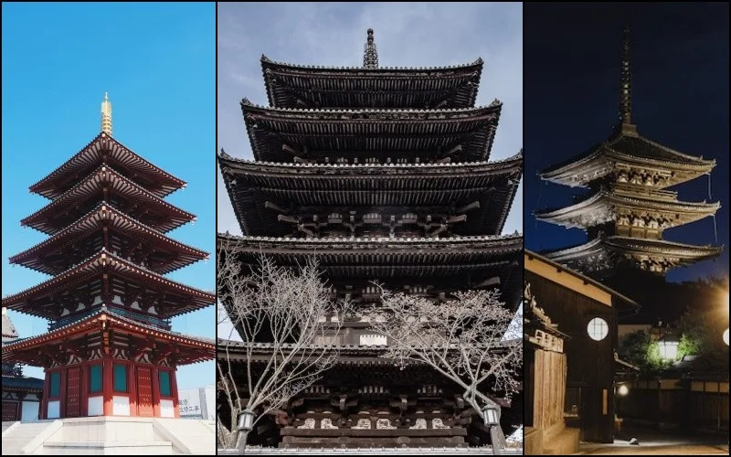 Pagoda japonesa tradicional