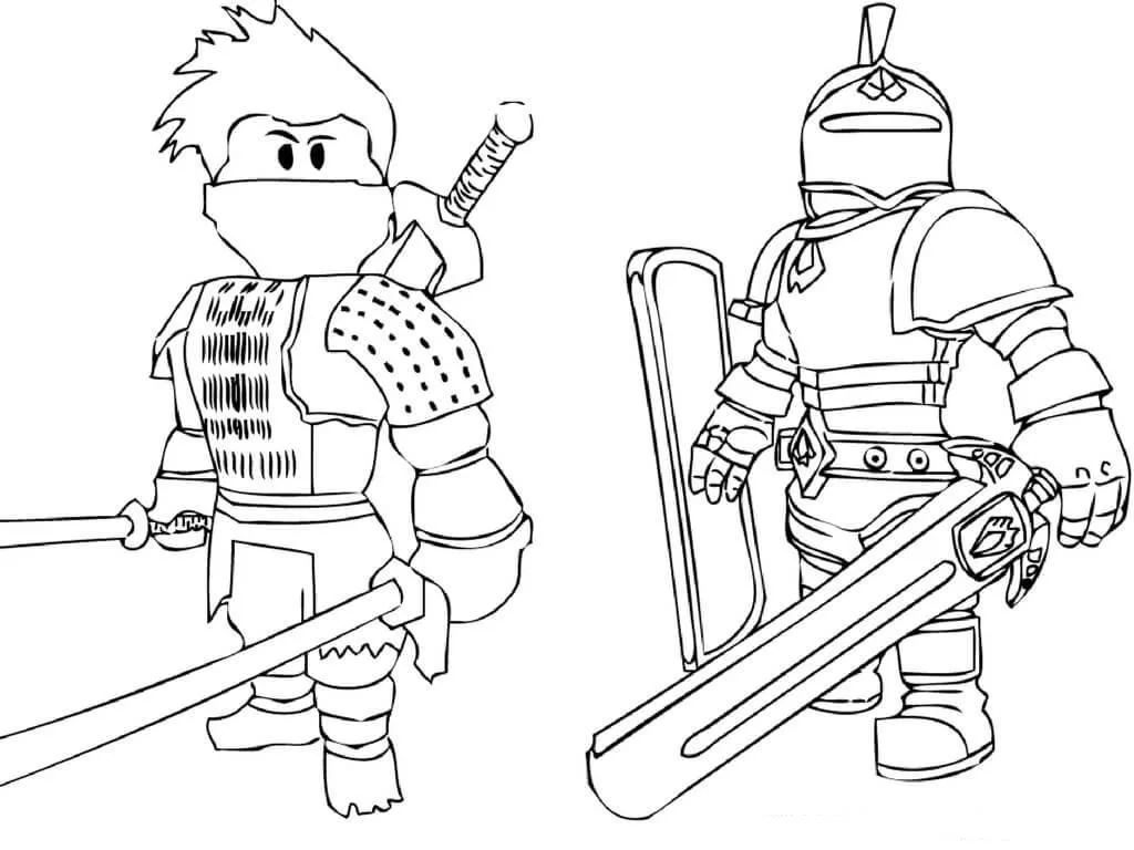 - Gambar Roblox untuk Diwarnai, Unduh dan Cetak