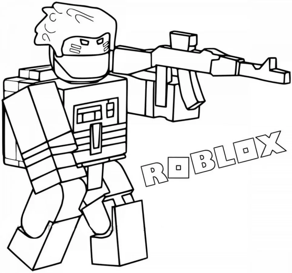 - Gambar Roblox untuk Diwarnai, Unduh dan Cetak