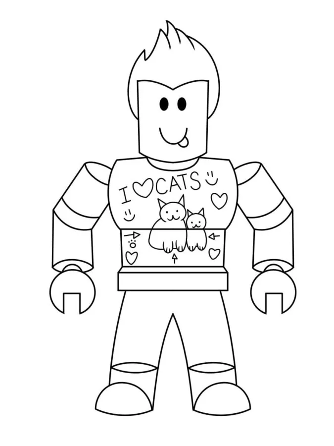 - Gambar Roblox untuk Diwarnai, Unduh dan Cetak
