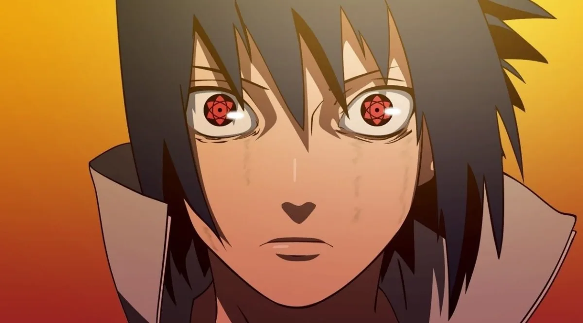 Sasuke Uchiha em cena dramática ligada ao seu isolamento e desejo de vingança