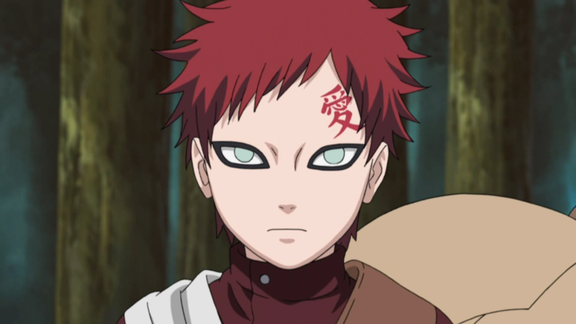 Naruto e Gaara em cena que destaca o contraste entre dois personagens marcados por rejeição