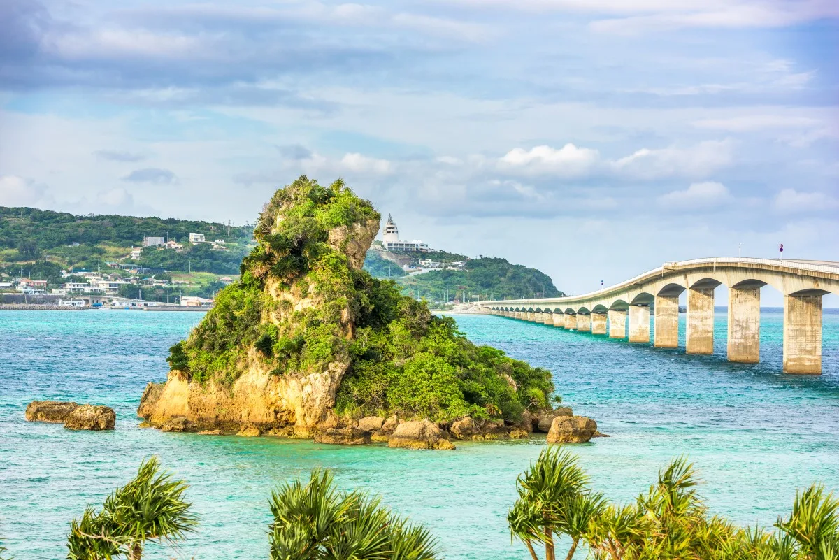 Kouri Bridge in Okinawa
