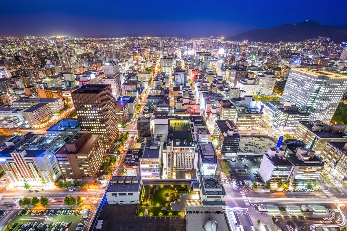 Sapporo, Japan Cityscape