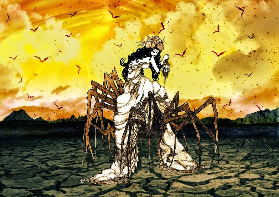 Jorogumo: A Sedutora Aranha-Youkai do Folclore Japonês