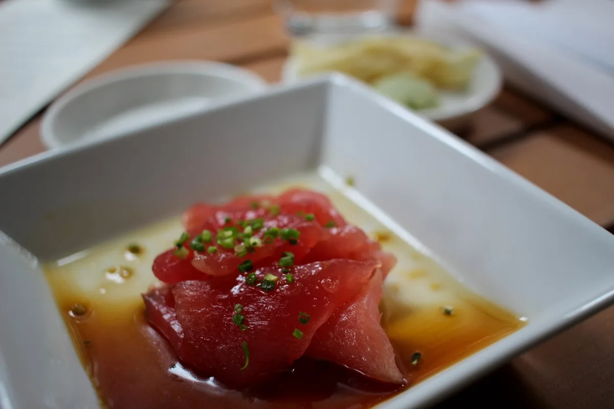Outdoor dining at SUGARFISH by sushi nozawa (NYC)