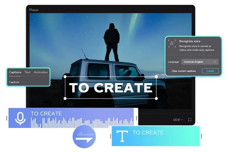 Linha do tempo no editor online Linha do tempo de edição de vídeo em plataforma online