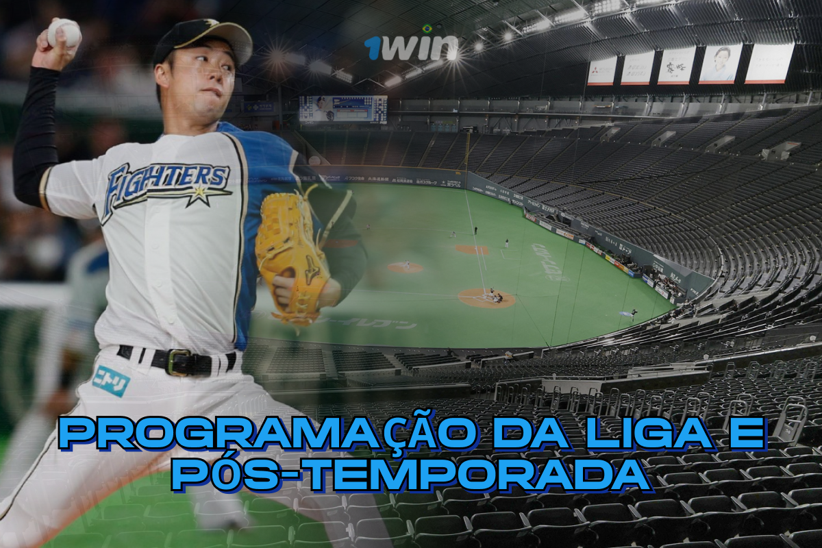 Calendário e estrutura da NPB Quadro visual sobre temporada e estrutura da NPB
