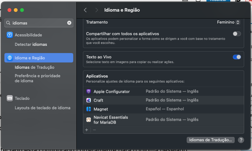 การตั้งค่าภาษาและภูมิภาคบน macOS สำหรับเพิ่มภาษาญี่ปุ่นหรือจีน