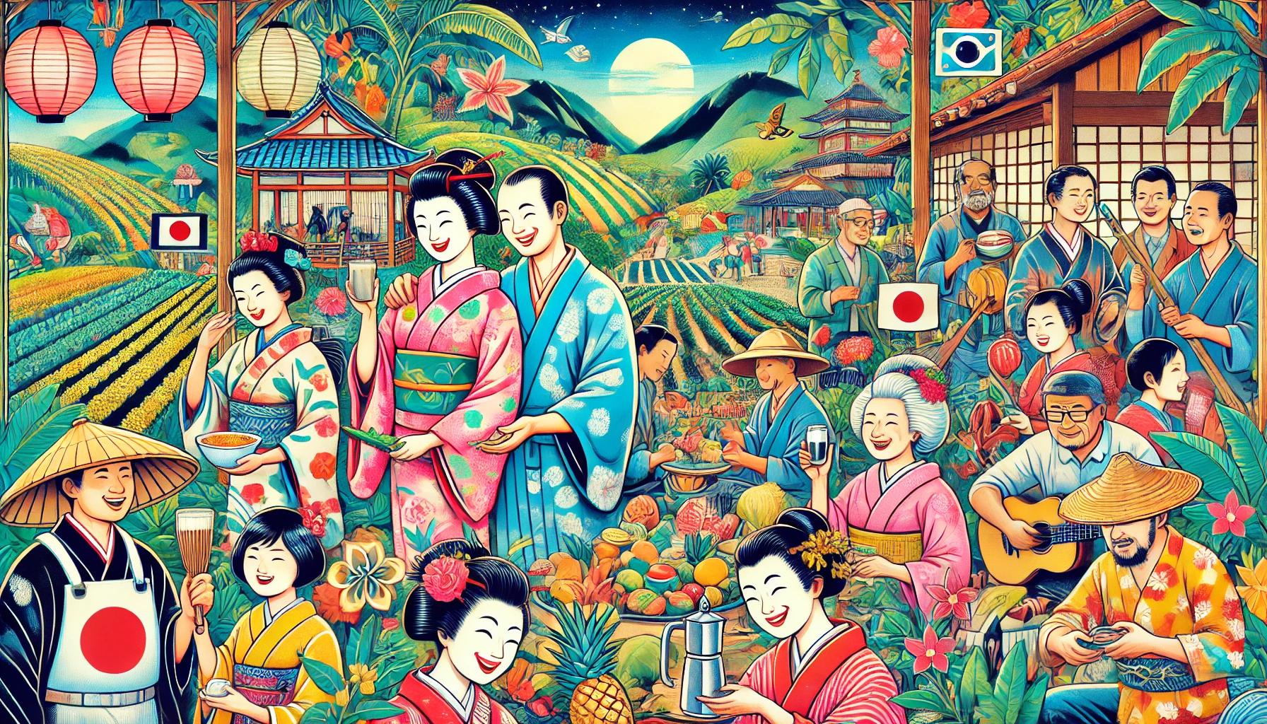 A história dos japoneses no Brasil