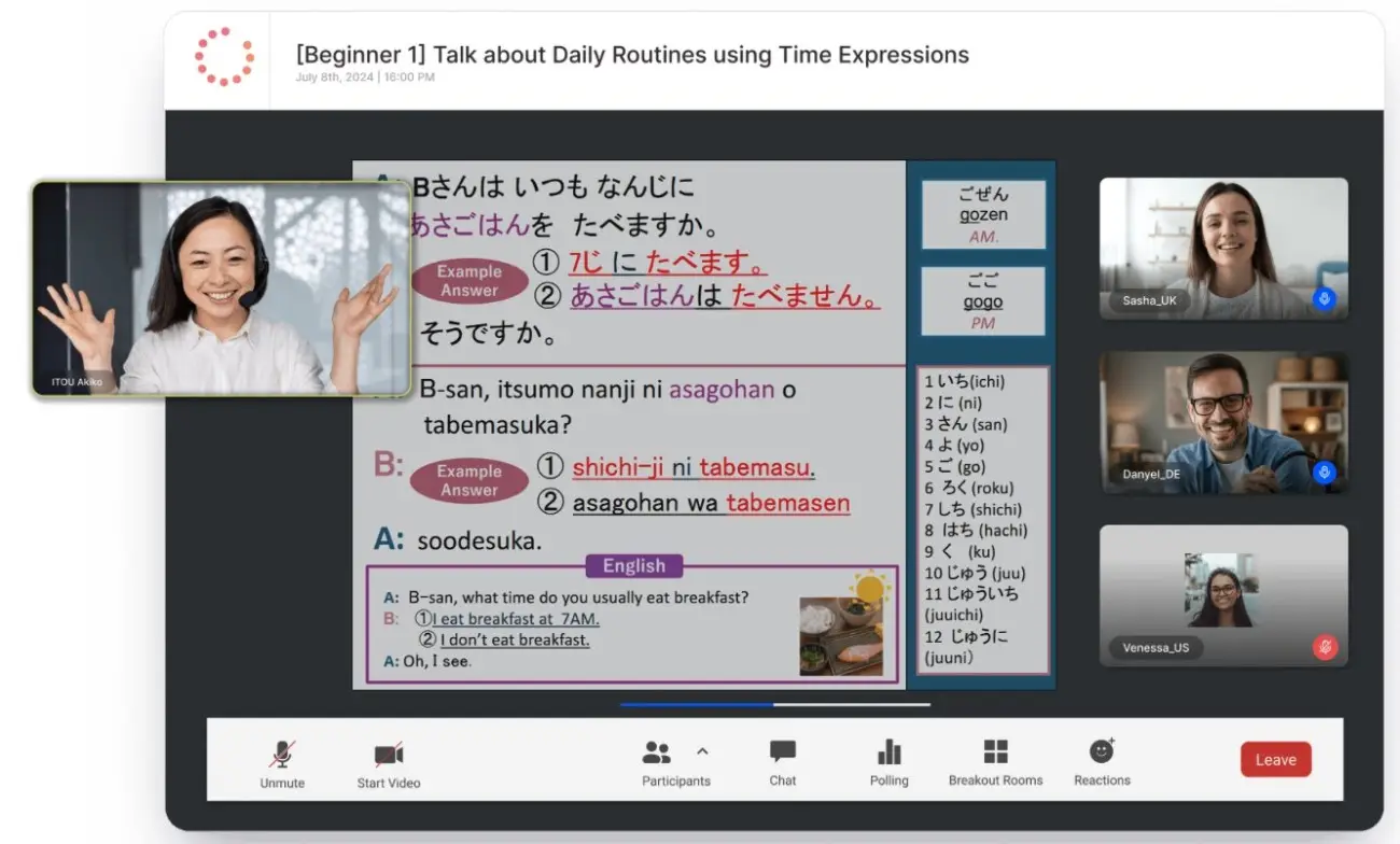 Japonin - Aulas ao Vivo de Japonês com Nativos