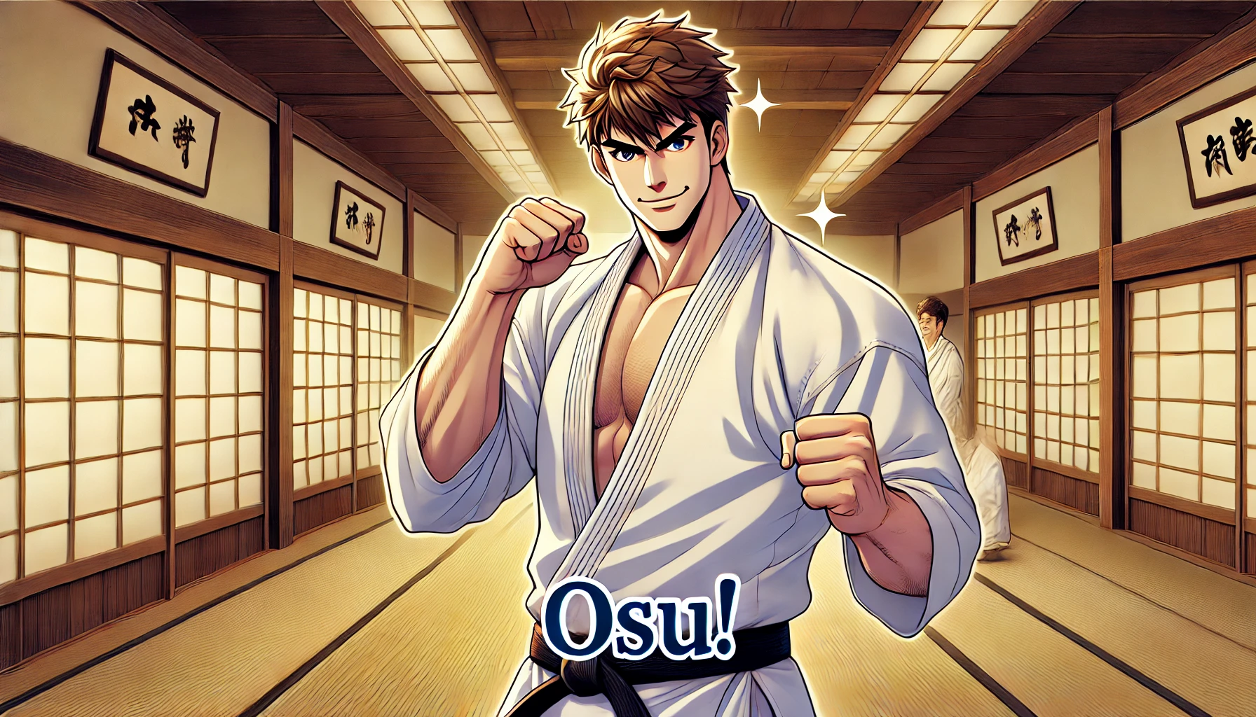 "Osu" 또는 "Oss"의 의미는 일본어에서