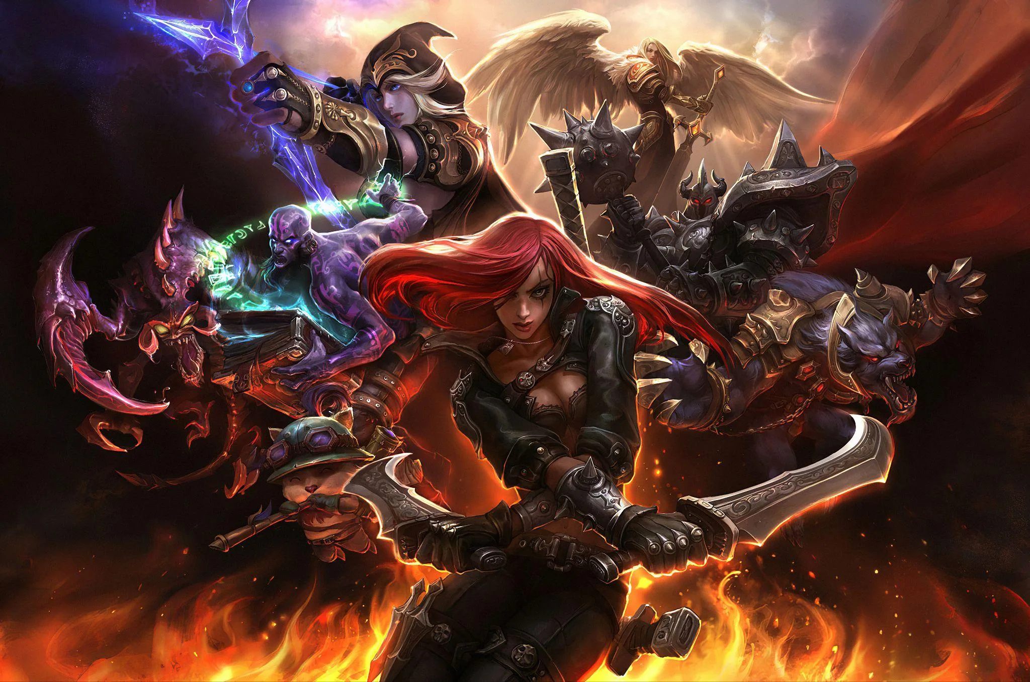 O que a Tenacidade não faz em League of Legends Campeões de League of Legends em arte promocional